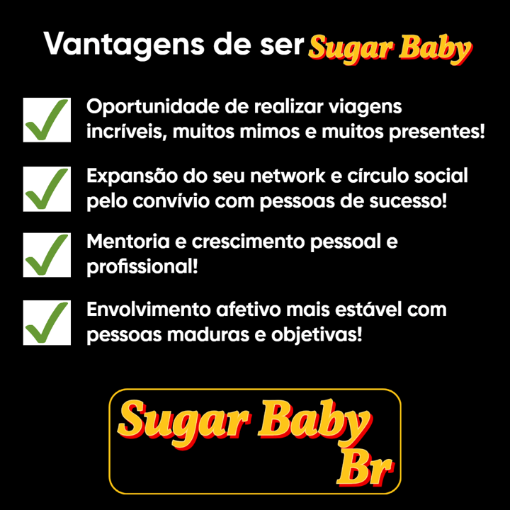 Vantagens de ser uma sugar baby